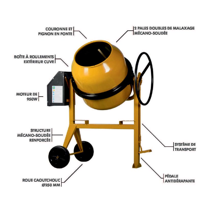 Bétonnière - 160 L
