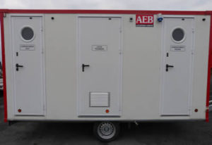Location abris mobile de décontamination 5 SAS