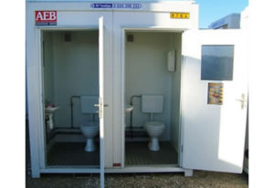 Location bungalow sanitaire avec 2 WC