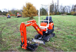 location mini pelle kubota 0,8 tonnes