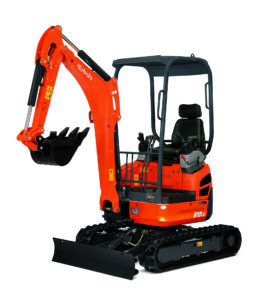 location mini pelle kubota 1,6 tonnes