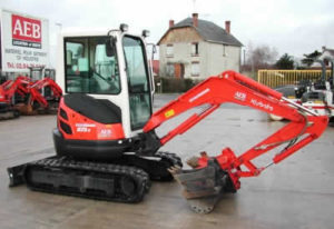 location mini pelle kubota 2,5 tonnes