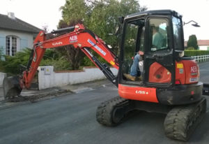 location mini pelle kubota 5 tonnes