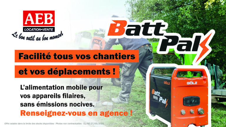 Location et vente de matériel BTP, Industrie, Particuliers - AEB
