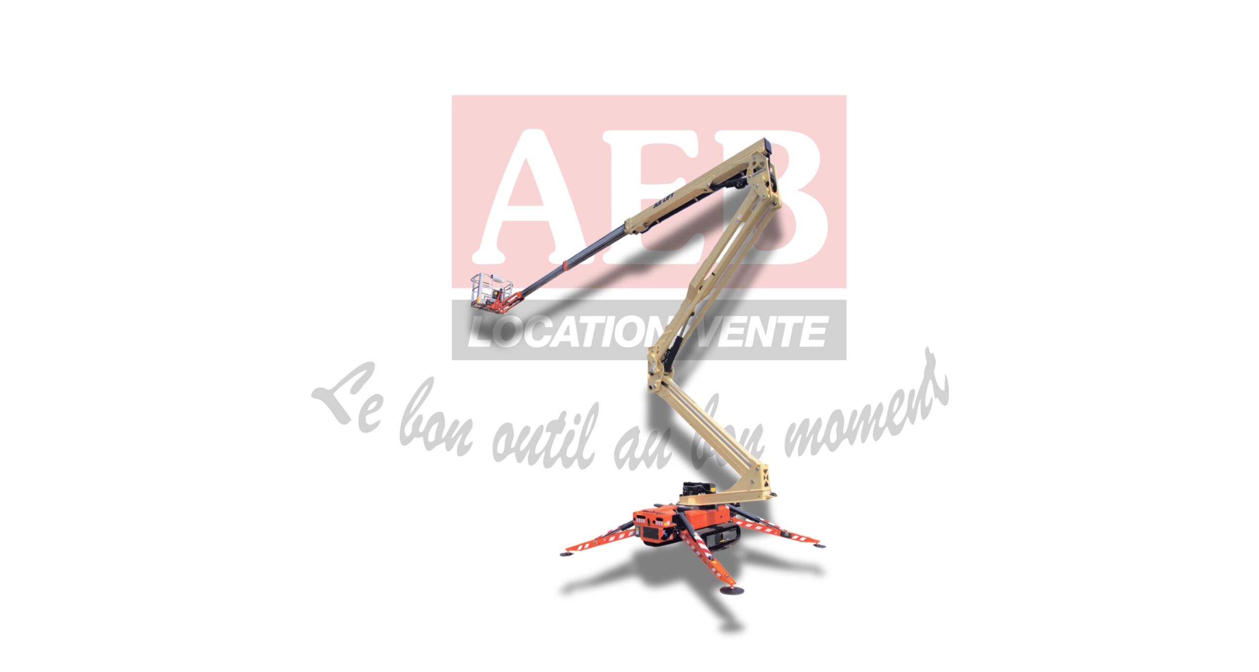 Nacelle araignée 17 m sur chenilles bi-énergie