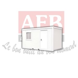Bungalow 5 x 2,30 m avec chauffage