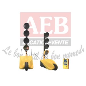 Feu de chantier (jeu de 2) (possibilité 3 à 4 passages)