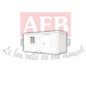 Bungalow 6 x 2,50 m avec chauffage