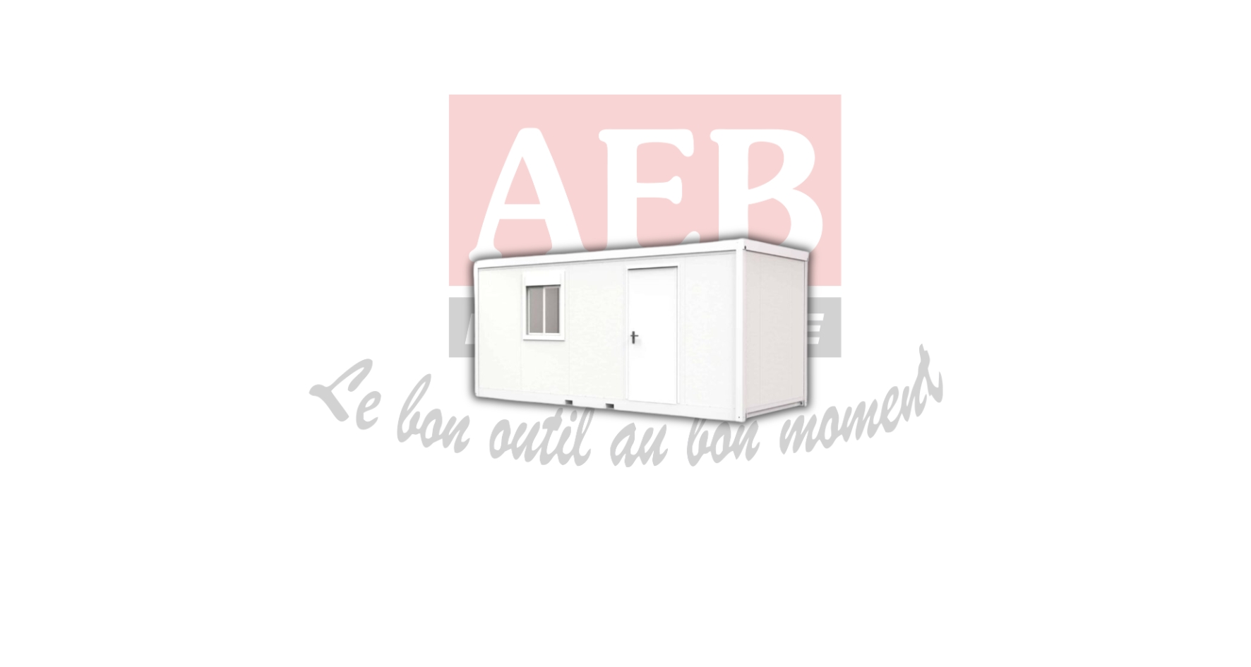 Bungalow 6 x 2,50 m avec chauffage