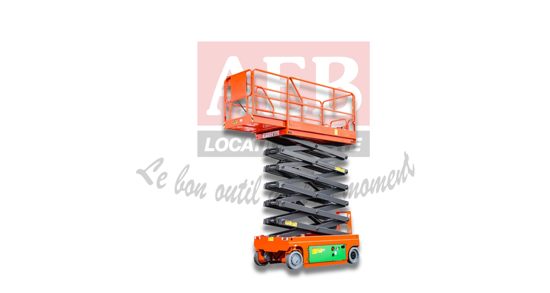 Plateforme Haut. 14 m – Capacité 320 kg – électrique