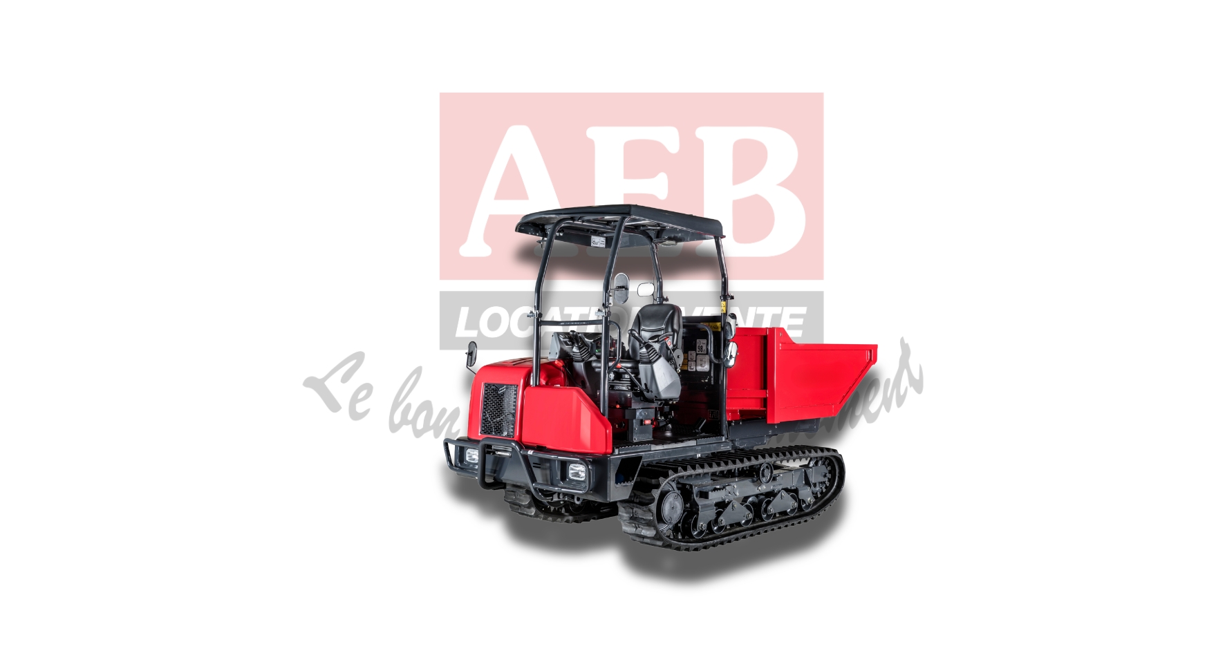 Transporteur à chenilles à déchargement sur 180° – CU 2500 kg (type KC3000HR-5, poste de conduite réversible)