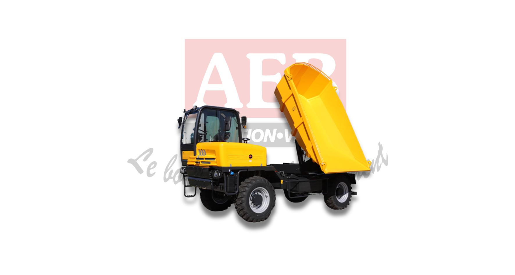 Dumper 4 RM 8000 L – CU 14 0000 kg – Benne à renversement AR – Poste de conduite réversible