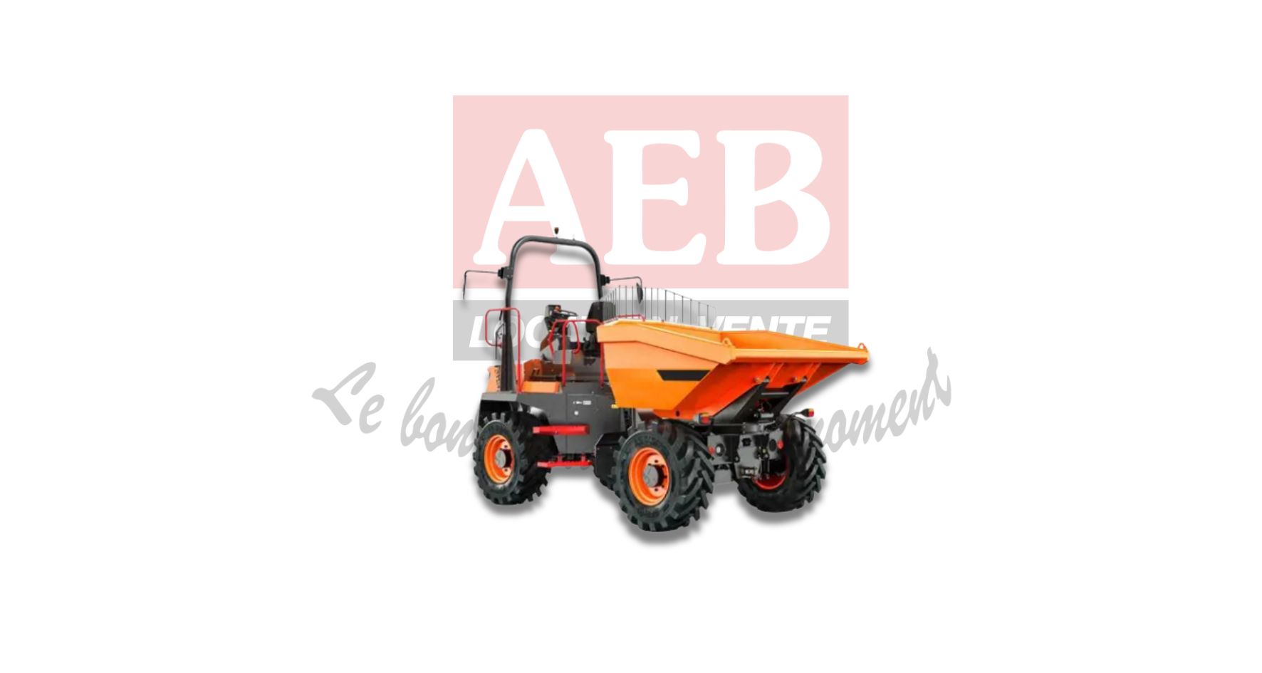 Dumper 4 RM gyrabenne 2600 L – CU 6000 kg – Poste de conduite réversible