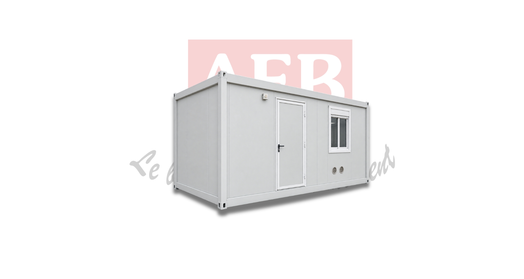 Bungalow sanitaire 2 WC + lavabos + chauffage – handicapés
