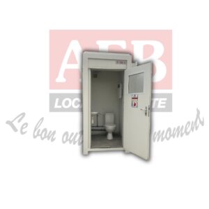 Bungalow sanitaire 1 WC + lavabo + chauffage