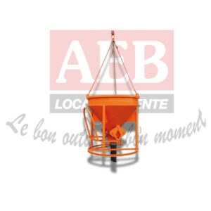 Benne à béton 750 à 1000 L