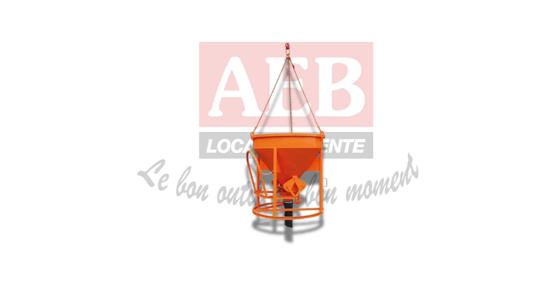 Benne à béton 750 à 1000 L