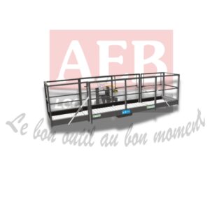 Nacelle extensible orientable pour chariot 17m