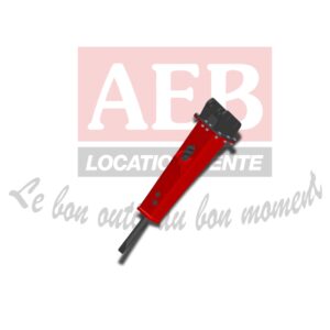 Marteau hydraulique 100 kg + pointerolle ou bêche (pour pelles 1T7)