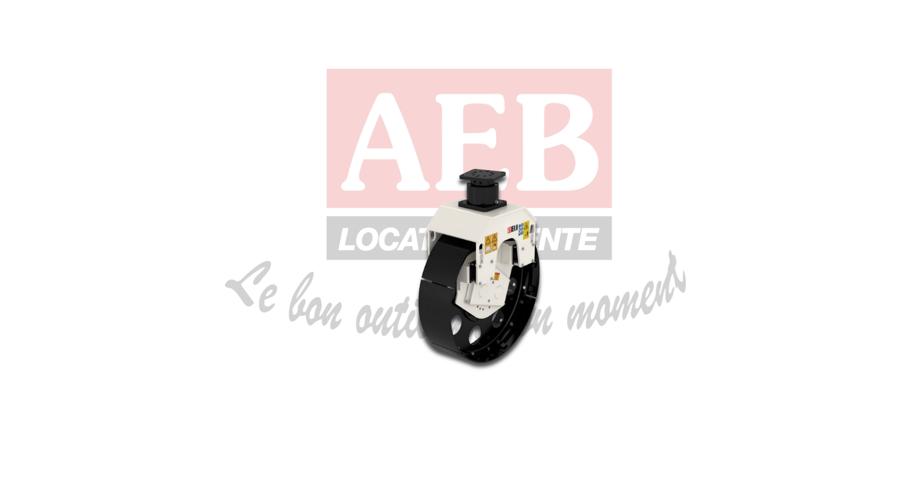 Roue de compactage vibrante (pour pelles 8T)