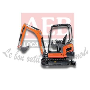 Mini-pelle 1T9 gaz