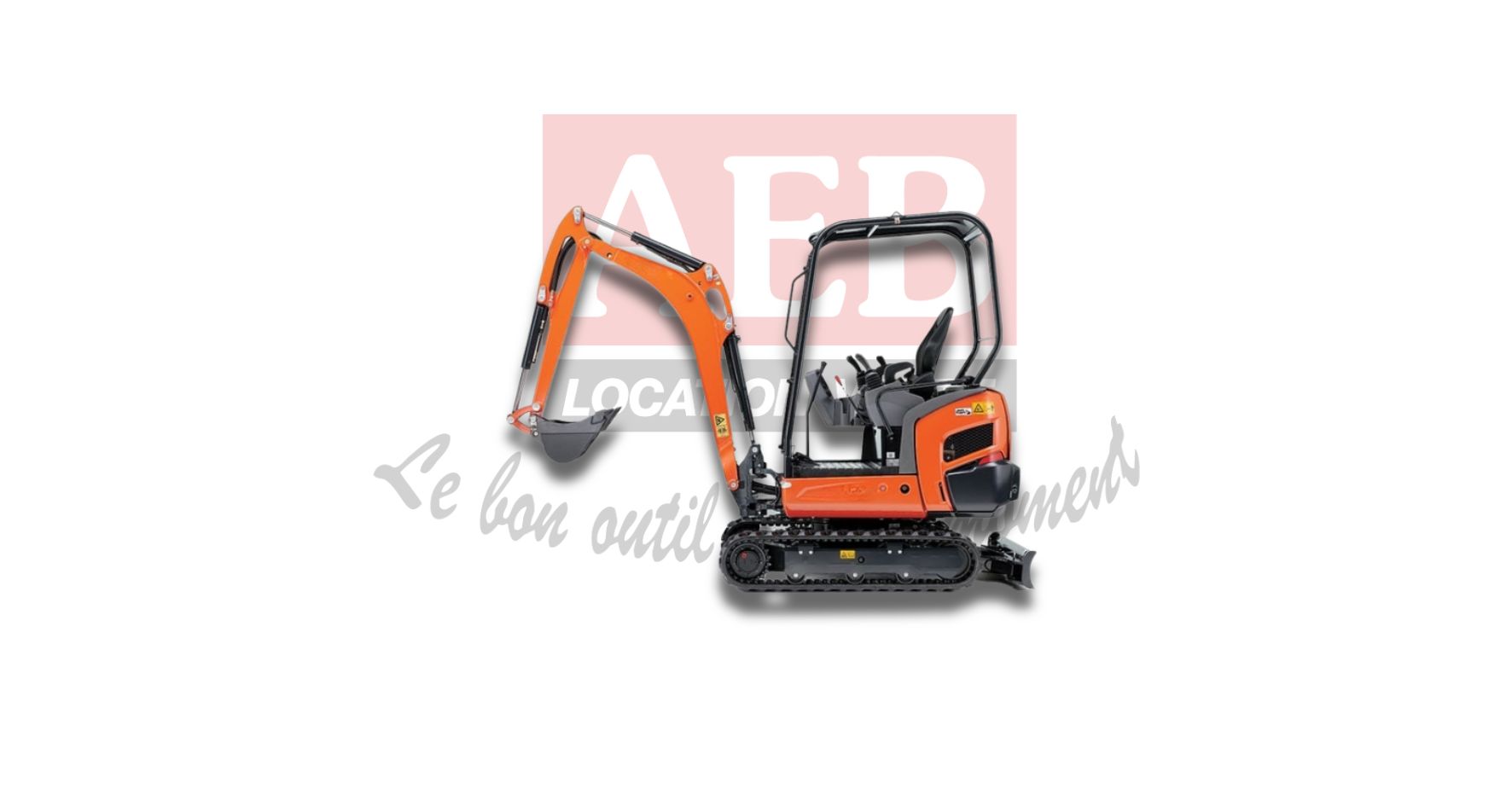 Mini-pelle 1T9 gaz