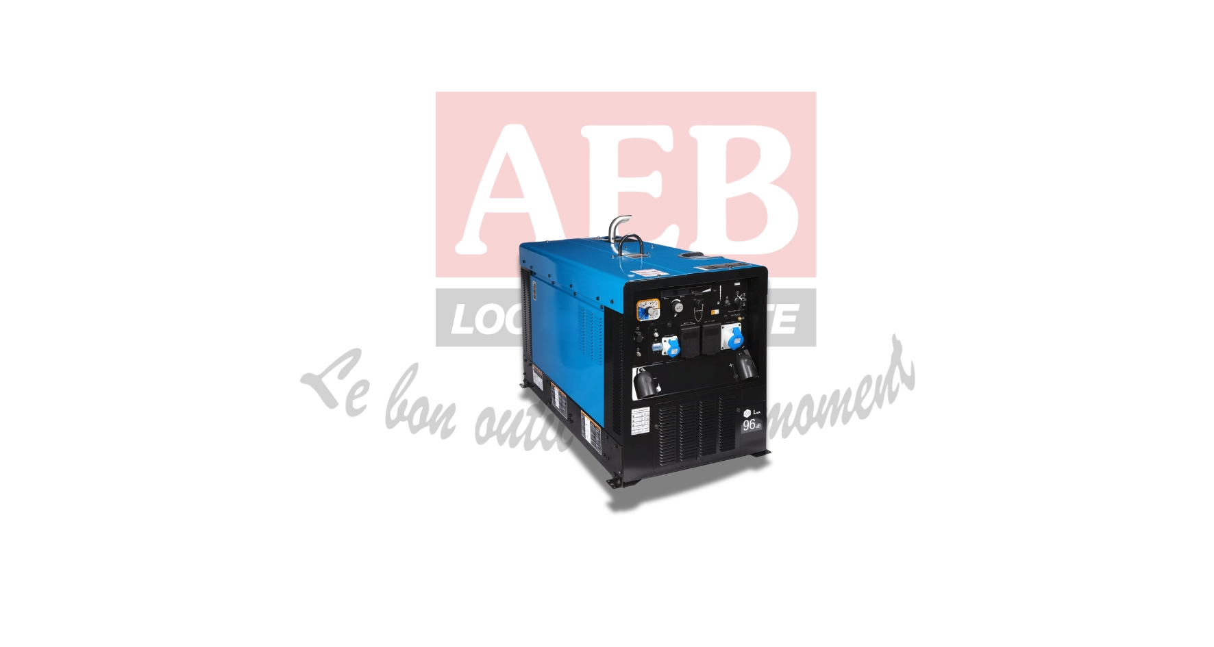 Groupe diesel tracté de 40 à 400 Ampères – Commande à distance – Source auxiliaire – 3Kva en 230V