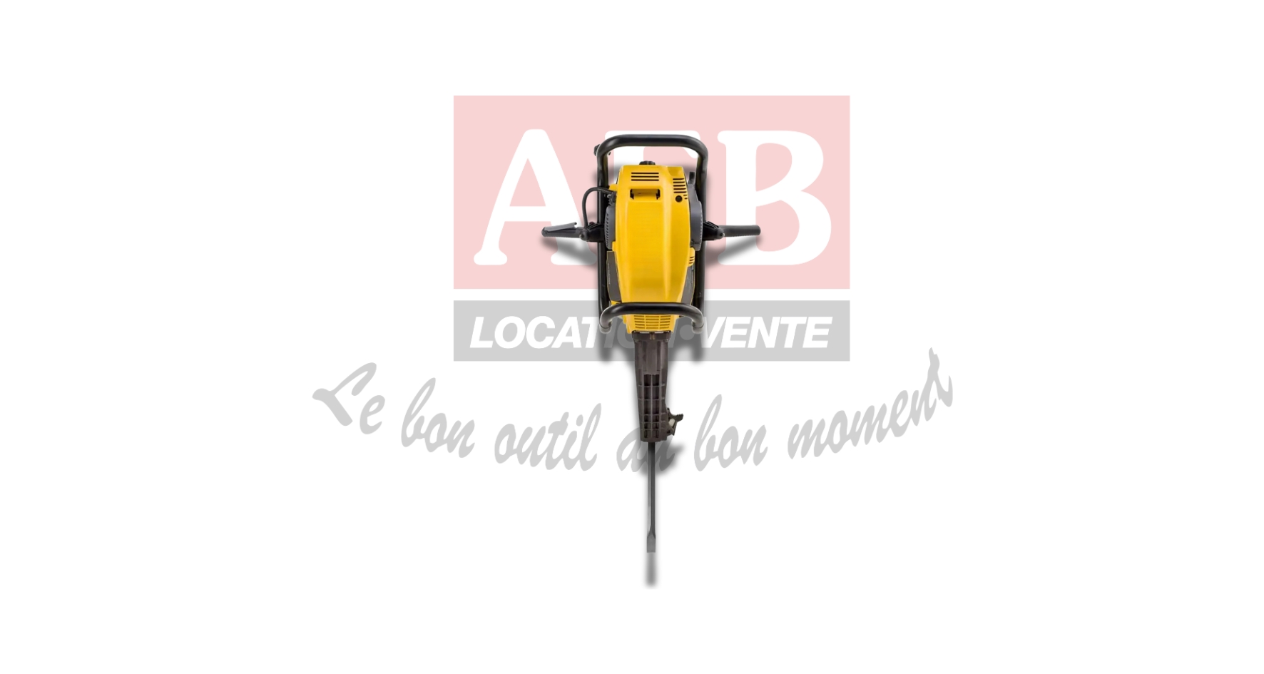 Brise béton autonome 25kg y compris pic, burin et chariot de transport
