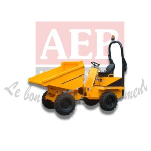 Dumper gyrabenne 1200 L - CU 2000 kg - Déchargement en hauteur