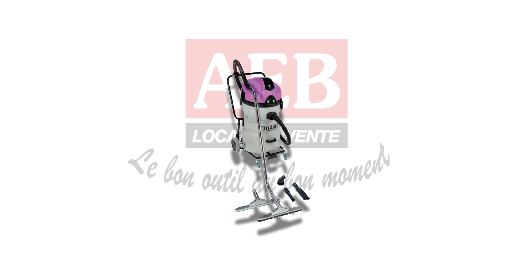 ASPIRATEUR INDUSTRIEL EAU ET POUSSIÈRES 7 070 l/min 2 x 1200 W